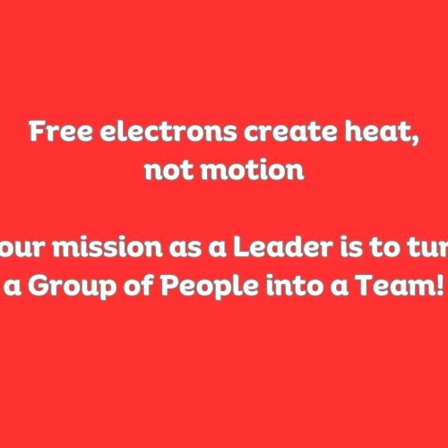 A Group of People is not a Team!
